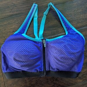 Victoria's Secret Knockout High Impact Purple and Blue Sports Bra